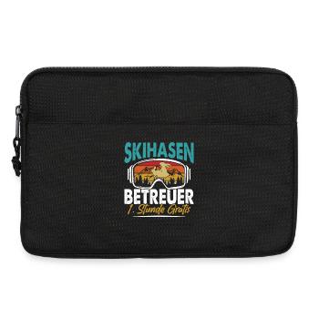 Skifahren SKIHASEN BETREUER 1. STUNDE GRATIS - Laptoptasche 13" - Schwarz - Vorne