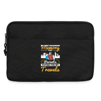 Reise Kindheit Equipment Für Entdecker - Laptoptasche 13" - Schwarz - Vorne