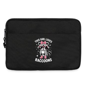 Paroles sur les ratons laveurs Blague sur les ratons laveurs Cadeau des ratons laveurs - Sacoche pour ordinateur portable 13 pouces - noir - Devant