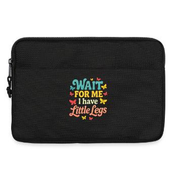 Idée de cadeau amusant pour un mème d’humour de proverbe mignon - Sacoche pour ordinateur portable 13 pouces - noir - Devant