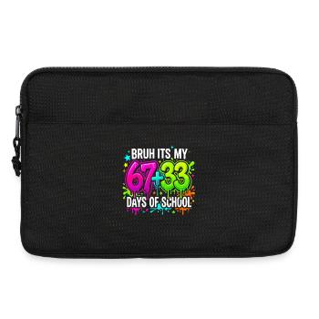 Bruh Its My 67 33 Days of School - Laptop bag 13" - black - Front