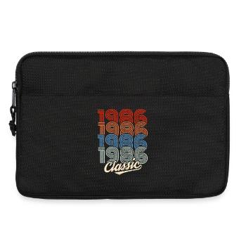 1986 Classic Retro Neon - Laptop bag 13" - black - Front
