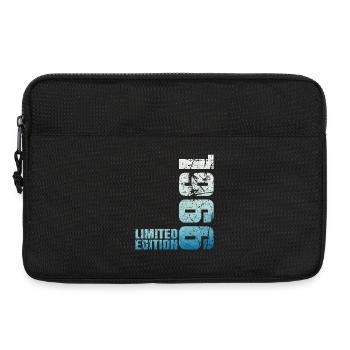 60. Geburtstag Mann Frau 60 Jahre 1966 Geschenk - Laptoptasche 13" - Schwarz - Vorne