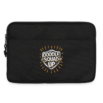 Doodle Squad Up Doodle Drawing - Laptop bag 13" - black - Front