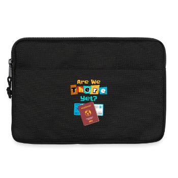 Drôle de Voyageur Monde Cadeau de Voyage Court, Voyage Drôle - Sacoche pour ordinateur portable 13 pouces - noir - Devant
