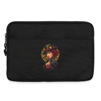Steam Punk Beautiful Women Steampunk - Laptop bag 13" - black - Front