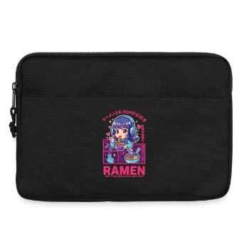 Kpop Anime Girl Ramen Einfach ein Mädchen, das Kpop liebt - Laptoptasche 13" - Schwarz - Vorne