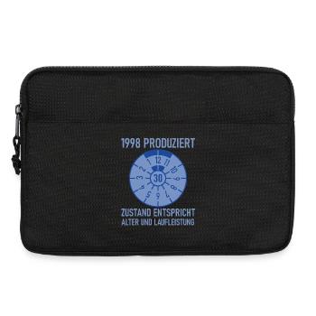 1998 Geboren 30. Geburtstag Auto Tuning - Laptoptasche 13" - Schwarz - Vorne