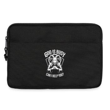 Goat Demon God Is Busy - Laptop bag 13" - black - Front