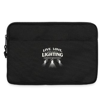 Lighting Technician Lighting Technician Lighting Guy - Laptop bag 13" - black - Front