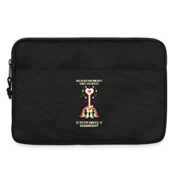 Patchwork-Harmonie freigeschaltet | Patchwork - Laptoptasche 13" - Schwarz - Vorne