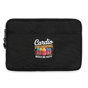 Cardio Drumming Freude - Laptoptasche 13" - Schwarz - Vorne