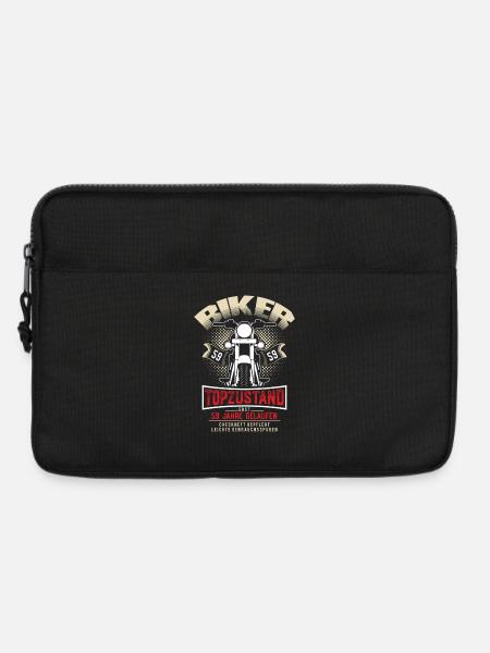 59. Geburtstag Motorradfahrer Motorrad - Laptoptasche 13" - Schwarz