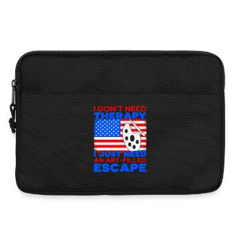 Artist Painter Graphic I`d Rather Be Painting Art - Laptoptasche 13" - Schwarz - Vorne