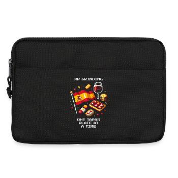 Grinding XP | Tapas Spain Bar Hopping - Laptop bag 13" - black - Front