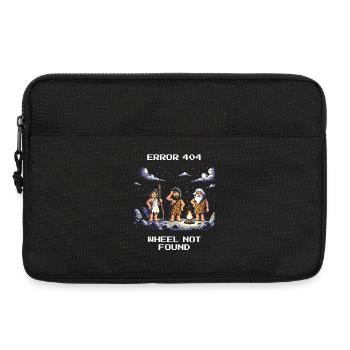 Fehler 404: Rad fehlt | Steinzeit Humor - Laptoptasche 13" - Schwarz - Vorne
