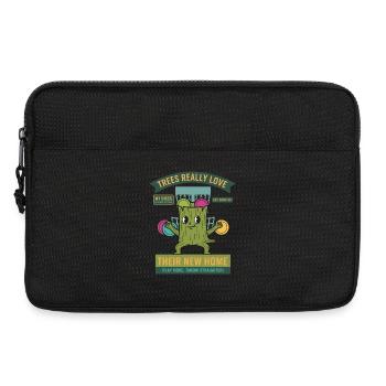 Bäume lieben ihr neues Zuhause wirklich lustiges Discgolf - Laptoptasche 13" - Schwarz - Vorne
