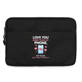  Funny Smartphone Cell Mobile Phone Social Media - Laptop bag 13" - black - Front