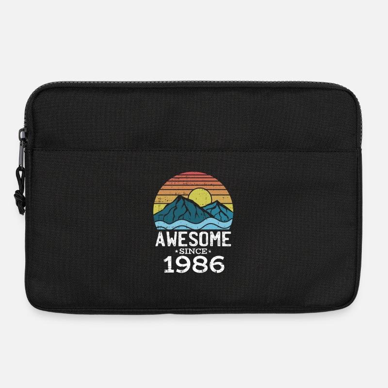 Sonnenuntergangsberge 1986 - Laptoptasche 13" - Schwarz