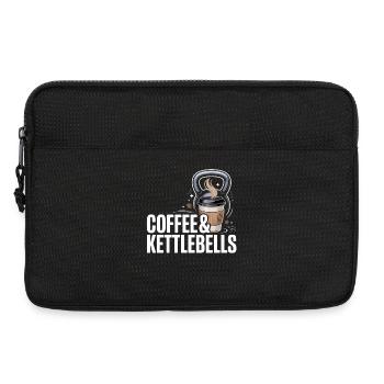 Coffee & Kettlebells Duo - Laptop bag 13" - black - Front