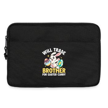 Will Trade Brother Easter Candy Funny Bunny - Laptop bag 13" - black - Front