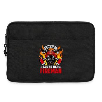 Pompiers - Sacoche pour ordinateur portable 13 pouces - noir - Devant