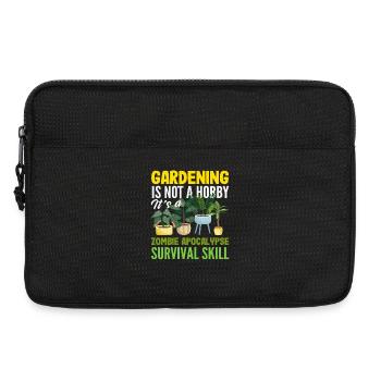 Plant Lover Funny Gardening Hobby - Laptop bag 13" - black - Front