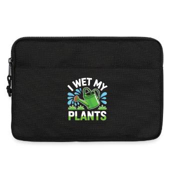 I Wet My Plants Garten Humor - Laptoptasche 13" - Schwarz - Vorne