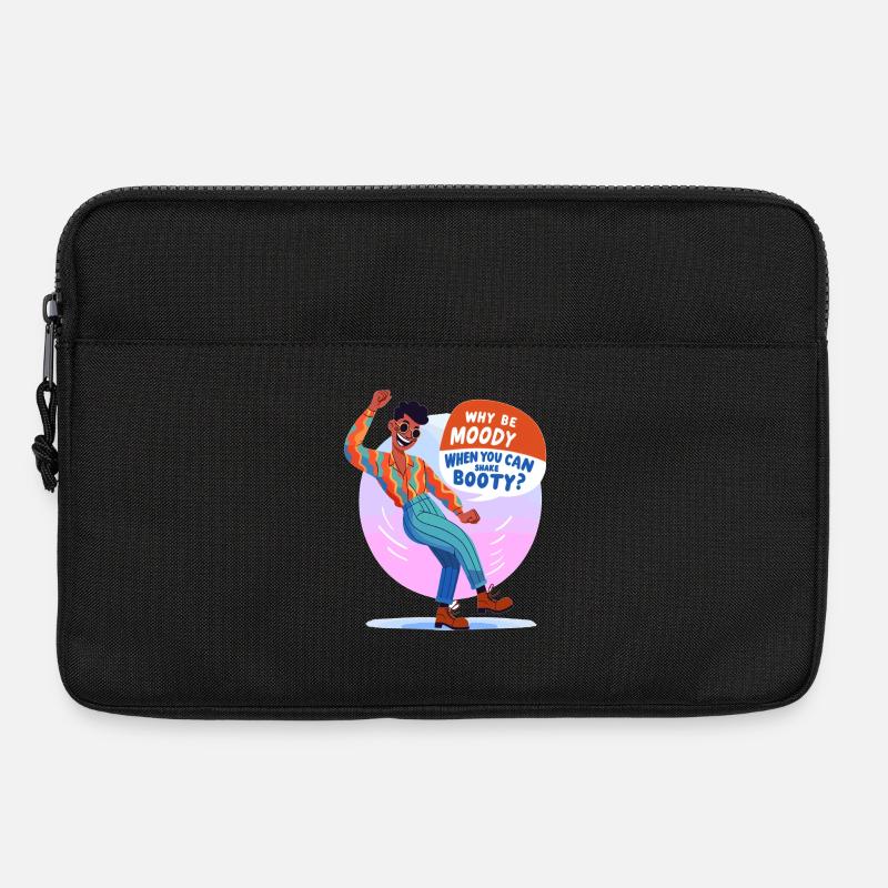 Disco-Boogie: Warum trübe Stimmung? - Laptoptasche 13" - Schwarz