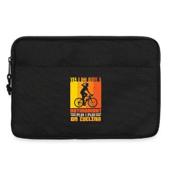 Vélo de route Cyclisme Vélo Cyclisme - Sacoche pour ordinateur portable 13 pouces - noir - Devant