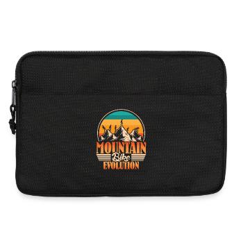 BMX Fahrrad Spruch bmx biker - Laptoptasche 13" - Schwarz - Vorne