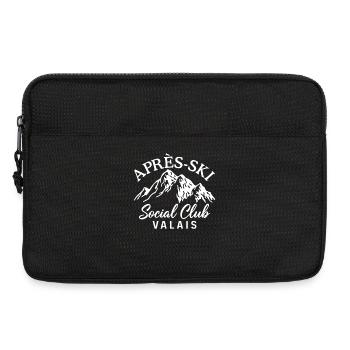 Après Ski Social Club Valais - Laptop bag 13" - black - Front