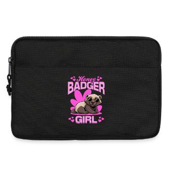 Funny Honey Badger - Laptoptasche 13" - Schwarz - Vorne