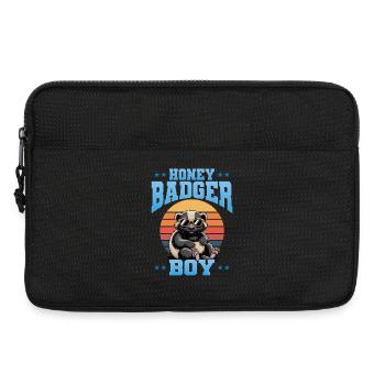 Funny Honey Badger - Laptoptasche 13" - Schwarz - Vorne