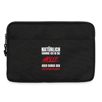 Naturally to Hell – Personnel Entrance - Laptop bag 13" - black - Front