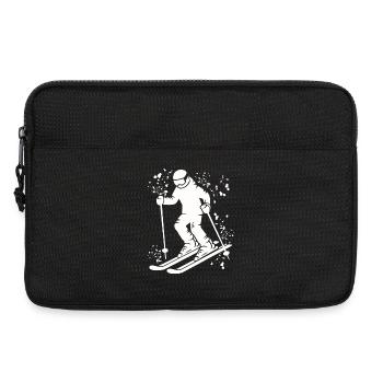 Alpin Ski Wintersport Nordischer Skilauf - Laptoptasche 13" - Schwarz - Vorne