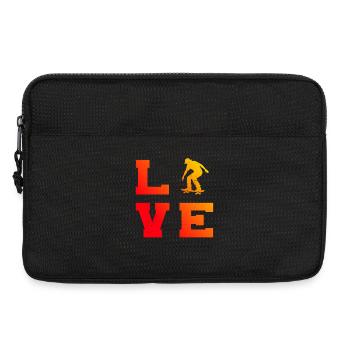 A motif only for skaters - Laptop bag 13" - black - Front
