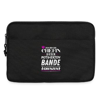 Chefin dieser Motivierten Bande Chefin Geschenke - Laptop bag 13" - black - Front
