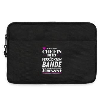 Chefin dieser Verrückten Bande Chefin Geschenke - Laptop bag 13" - black - Front