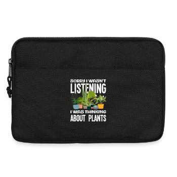 Réfléchir aux plantes Jardinier amoureux des plantes - Sacoche pour ordinateur portable 13 pouces - noir - Devant