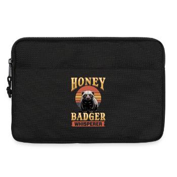 Funny Honey Badger - Laptoptasche 13" - Schwarz - Vorne