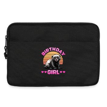 Funny Honey Badger - Laptoptasche 13" - Schwarz - Vorne