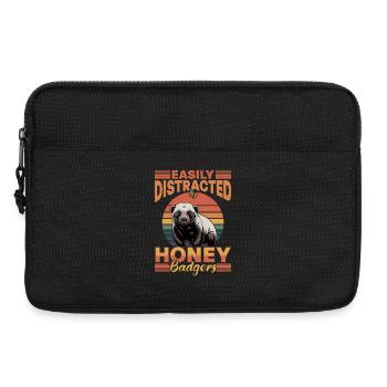 Funny Honey Badger - Laptop bag 13" - black - Front