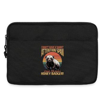Funny Honey Badger - Laptoptasche 13" - Schwarz - Vorne