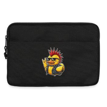 Punkente mit Spike-Sonnenbrille - Laptoptasche 13" - Schwarz - Vorne