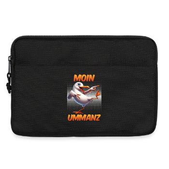 Insel Ummanz MOIN UMMANZ Ostsee Urlaub Lustig - Laptoptasche 13" - Schwarz - Vorne