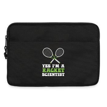 Schlägerwissenschaftler Spruch - Laptoptasche 13" - Schwarz - Vorne