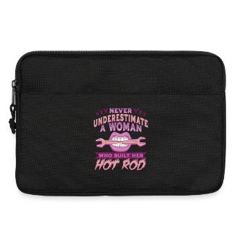 Femmes Sammler Oldtimer avec Hot Rod - Sacoche pour ordinateur portable 13 pouces - noir - Devant