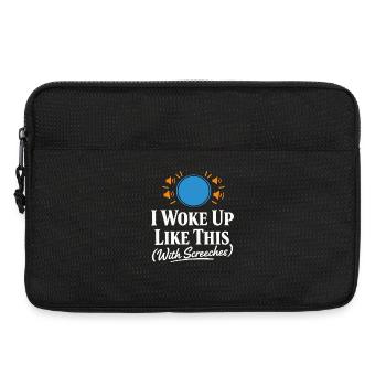 Conure Chaos Crew Parrot Owner Bird Mom - Laptop bag 13" - black - Front
