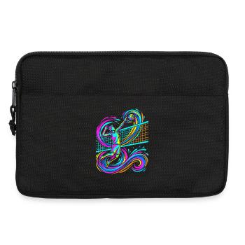 Volley-ball - Sacoche pour ordinateur portable 13 pouces - noir - Devant